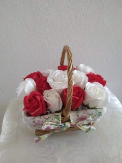 Mydlový box flower Ruža