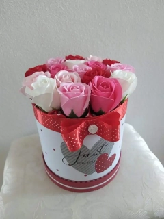 Mydlový box flower Ruža 2