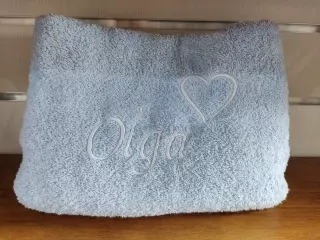 Osuška s menom Oľga