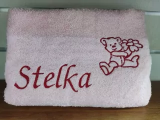 Osuška s menom Stelka