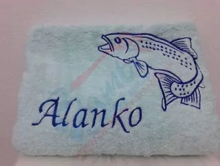 Osuška s menom Alanko