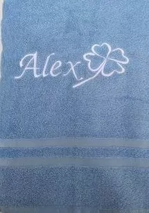 Osuška s menom Alex