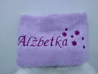 Osuška s menom Alžbetka