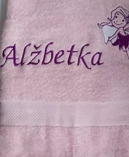 Osuška s menom Alžbetka