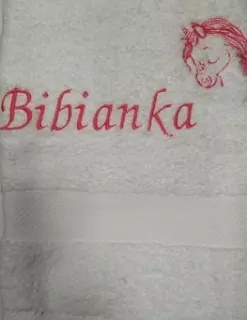Osuška s menom Bibianka