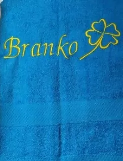 Osuška s menom Branko