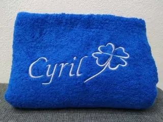 Osuška s menom Cyril
