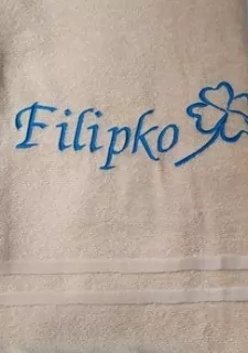 Osuška s menom Filipko