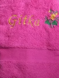 Osuška s menom Gitka