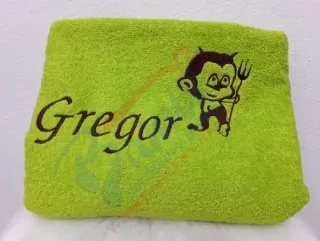 Osuška s menom Gregor