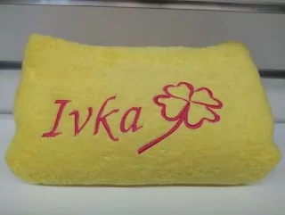 Osuška s menom Ivka