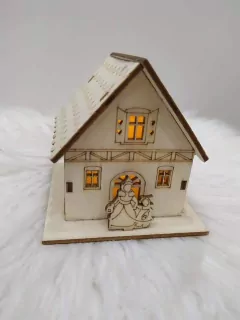 Domček s LED svetlom