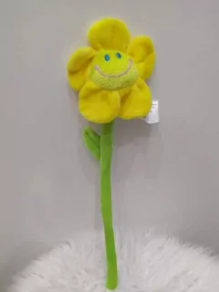 x Látková kvetinka žltá