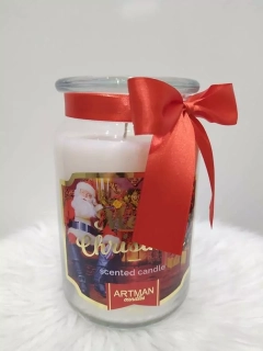 xExkluzívna sviečka v skle MERRY CHRISTMAS 700g
